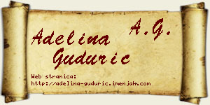 Adelina Gudurić vizit kartica